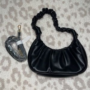 Black shoulder bag